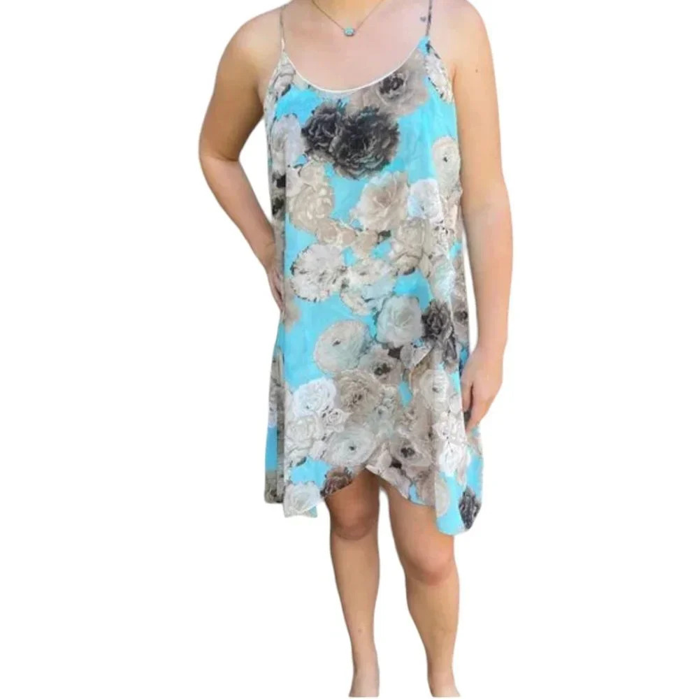 NWT PAPER CRANE Floral Swing Tank Dress - Size Small